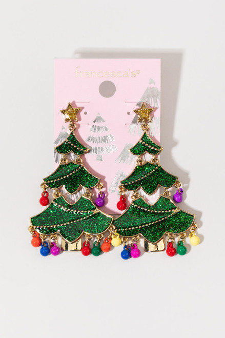 Caitlyn Grinchy Tree Earrings