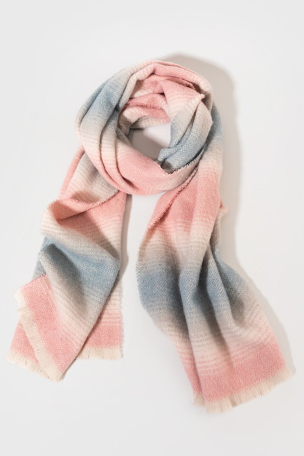 Jaclyn Solid Noodle Edge Scarf