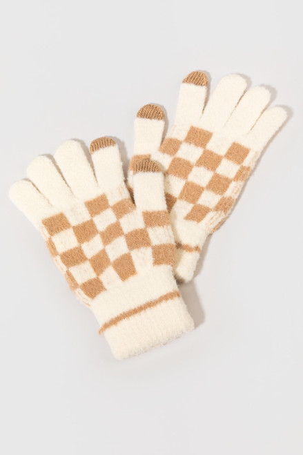 Arleen Beige Gloves