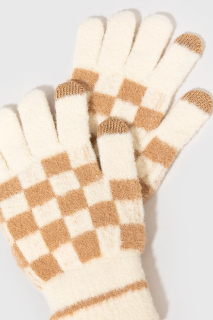 Arleen Beige Gloves