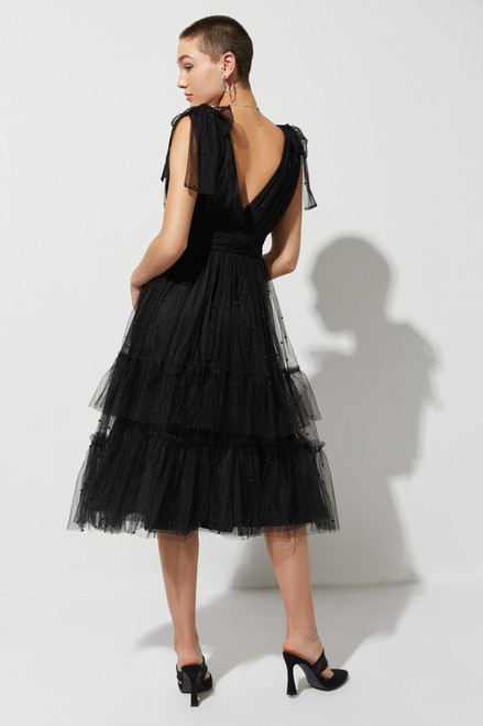 Brooke Tulle Tiered Midi Dress