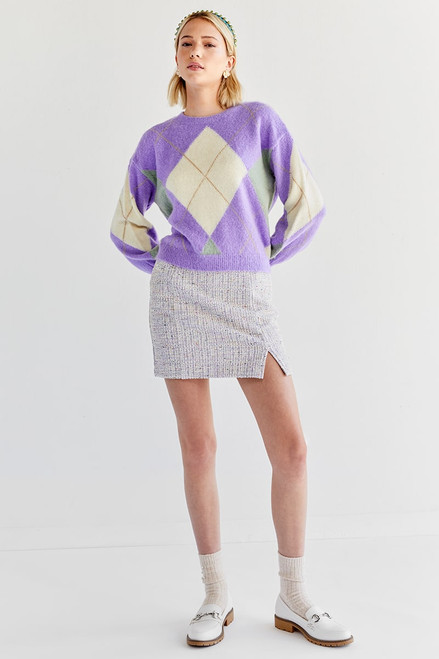 Marianne Argyle Crewneck Pullover