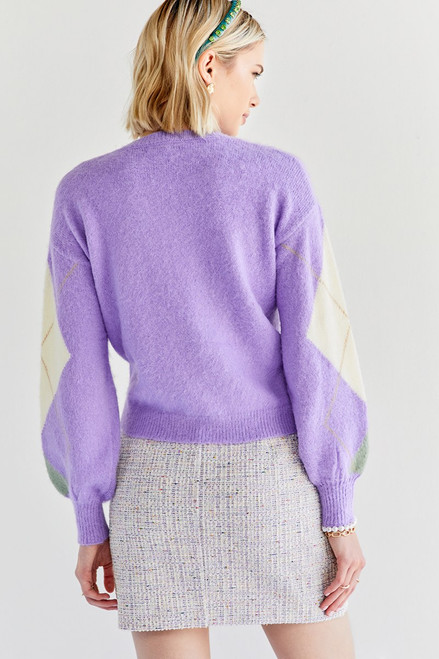 Marianne Argyle Crewneck Pullover