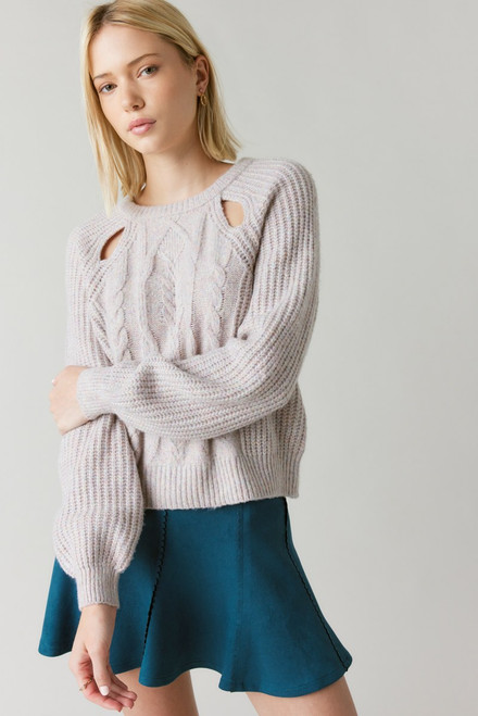 Kassidy Keyhole Pullover Sweater
