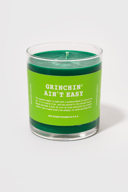 Grinchin Aint Easy Candle Jar