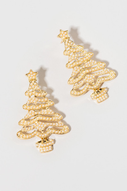 Corie Pearl Tree Earrings