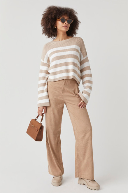 Kim Corduroy Mid Rise Pants