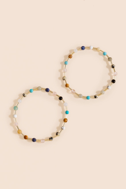 Kate Semi-Precious Bracelet Set