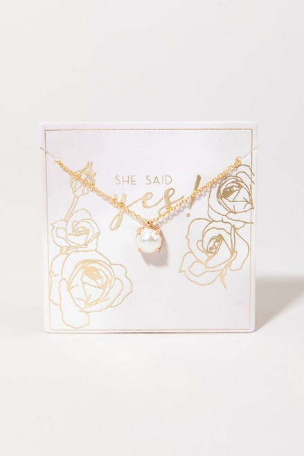 She Said Yes Necklace