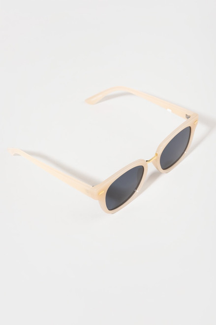 Christele White Sunglasses