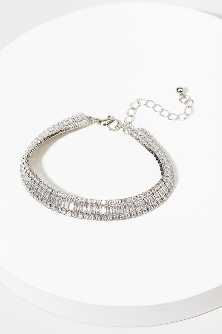 Gloria Crystal Baguette Bracelet