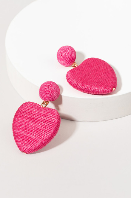 Aleta Heart Drop Earrings