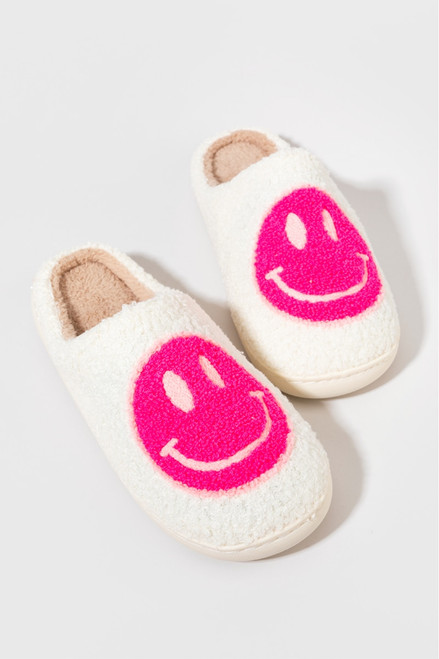Smiley Teddy Slippers