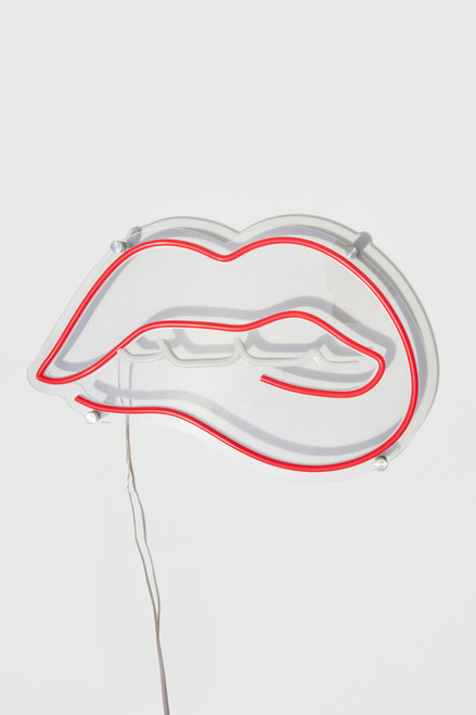 Lips Red Neon Sign