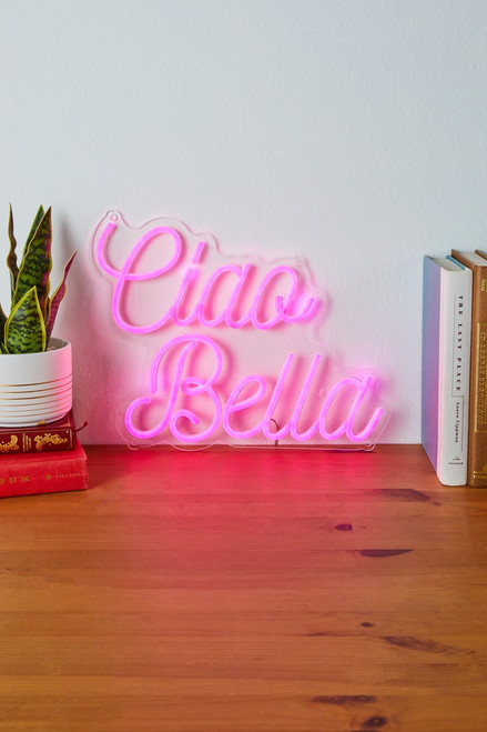 Ciao Bella Pink Neon Sign