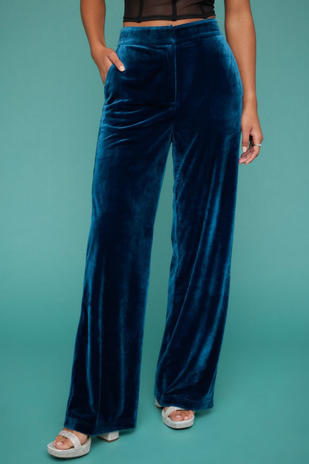 Christy Velvet Fluid Trousers