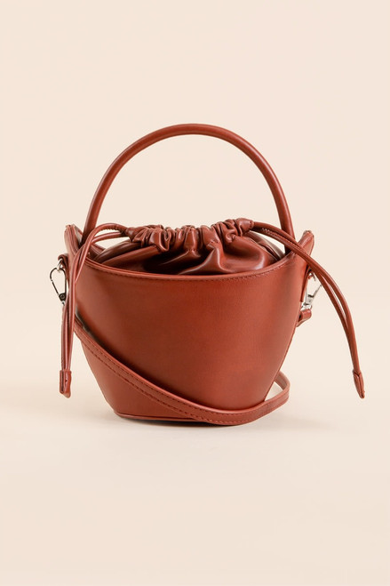 Kaia Drawstring Bucket Bag