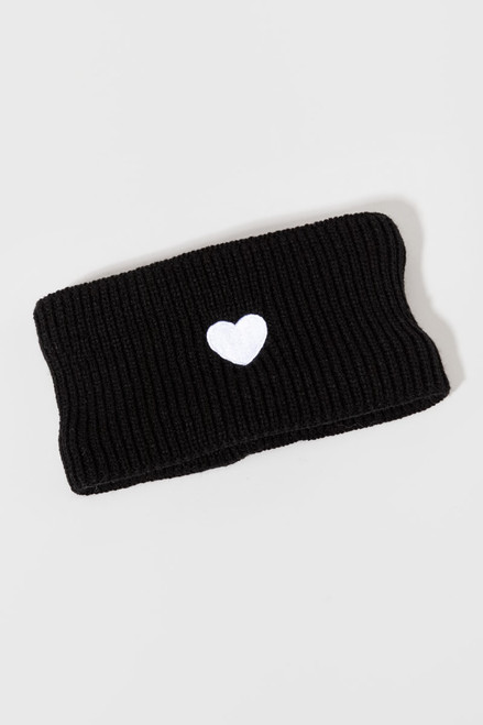 Lindsay Embroidered Heart Earband