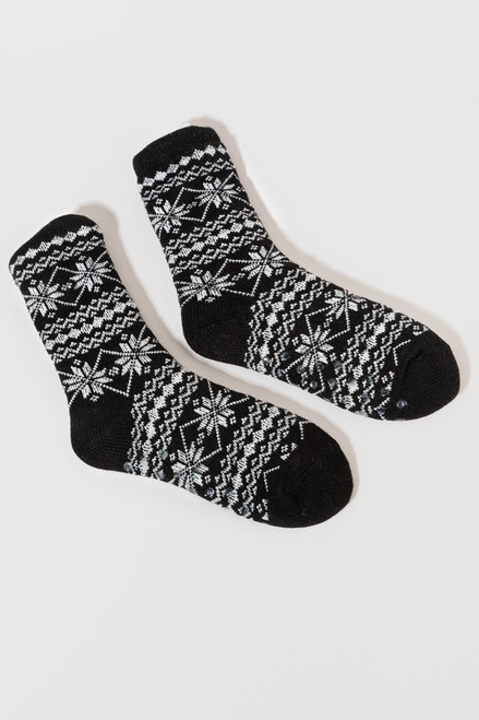 Maya Snowflake Slipper Socks