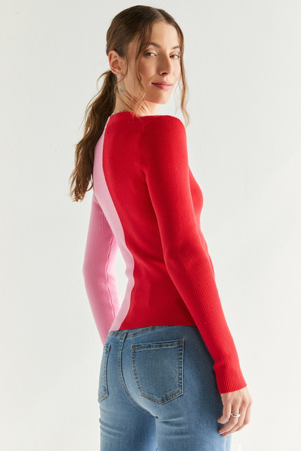 Carlyn Colorblock Pullover Sweater