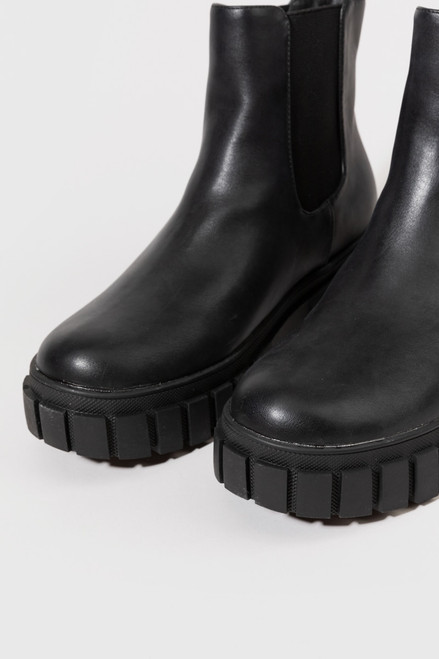 Blanca Vegan Leather Lug Boots