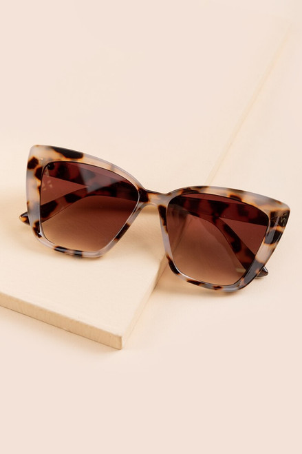 Tori Square Angular Sunglasses