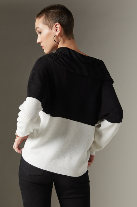 Charlene Cowl Neck Waffle Pullover