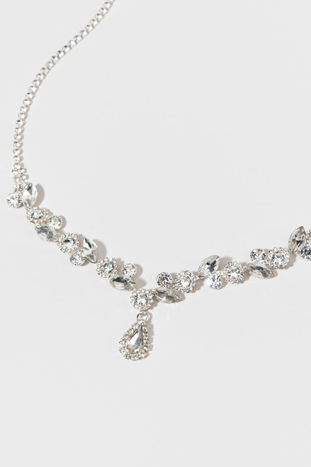 Alicia Crystal Pendant Necklace