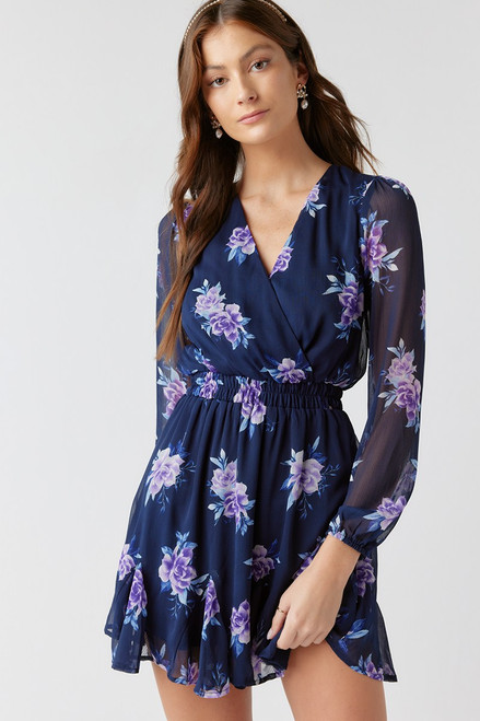 Valerie Surplus Floral Mini Dress