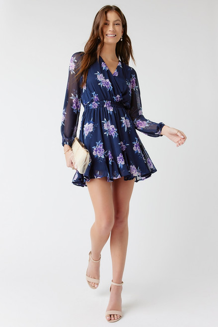 Valerie Surplus Floral Mini Dress