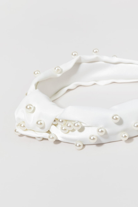Janet Knotted Pearl Embellished Headband