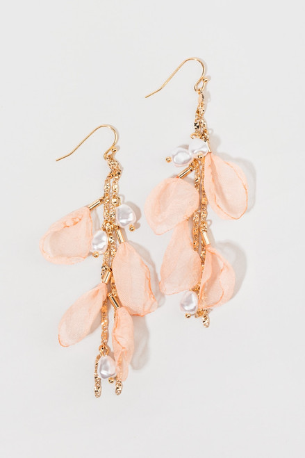 Devon Petals With Pearls Earrings