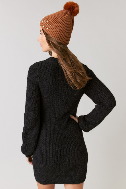 Louise Long Sleeve Cutout Sweater Dress
