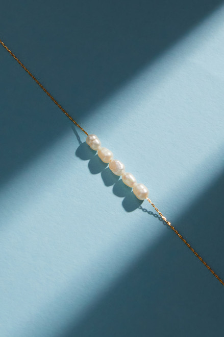 Luxe Gold Plated Freshwater Pearl Bracelet