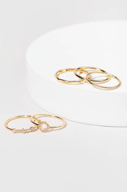 Jeannie Open Circle Rings