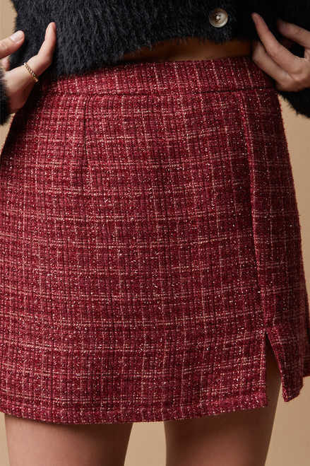 Chloe Tweed Mini Skirt
