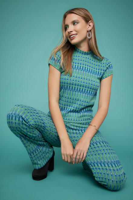 Ramona Jacquard Printed Knitted Top
