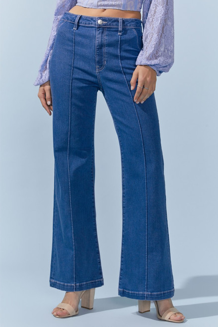 Lindsay Front Seam Bootcut Jeans