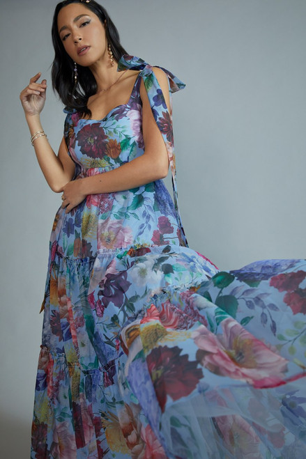 Alahna Tiered Floral Maxi Dress