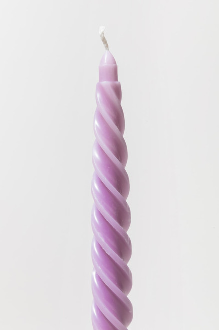 Violet Twisted Candles