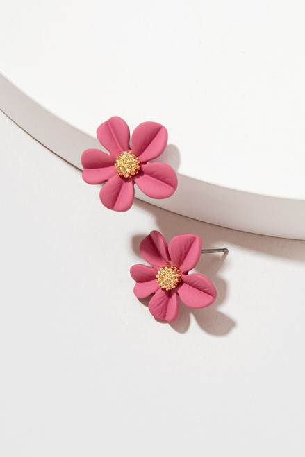 Alisya Flower Stud Earrings