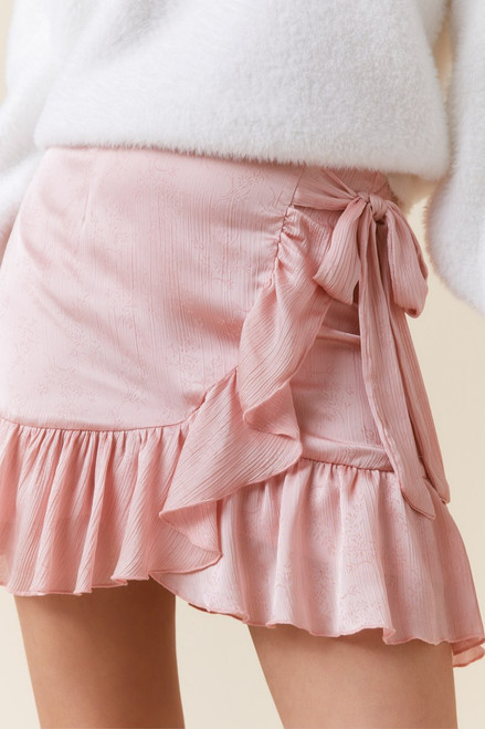 Alison Ruffle Mini Skirt