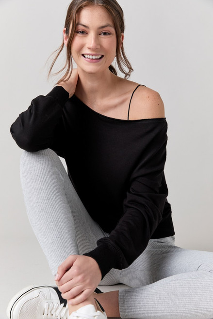 Angelina Off The Shoulder Sweatshirt