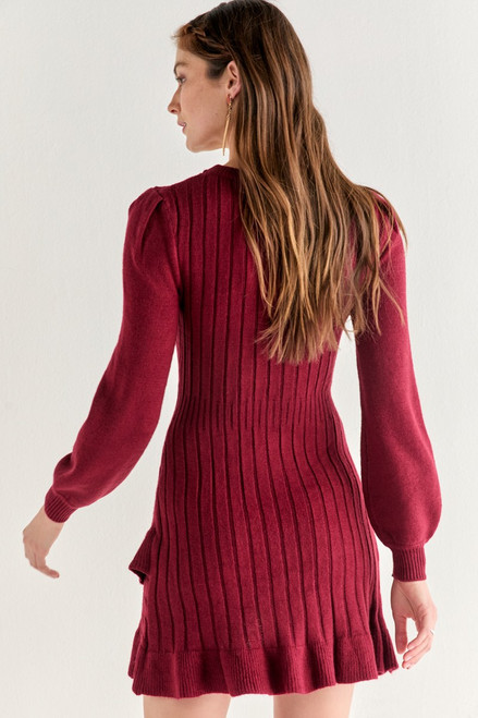 Marianne Asymmetrical Sweater Dress