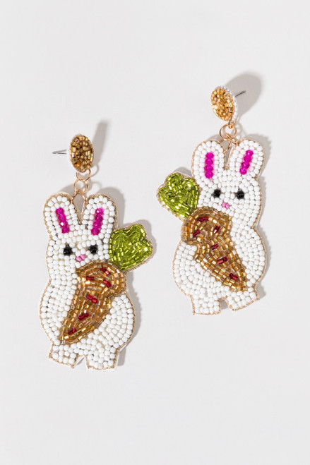 Mimi Bunny And Carrot Earrings