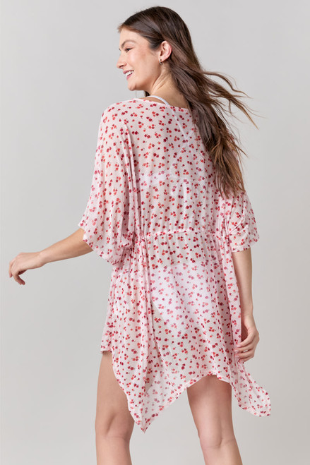 Sherri Floral Mesh Cover Up