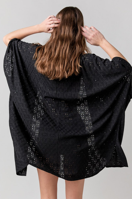 Yvette Curved Hem Solid Cover Up