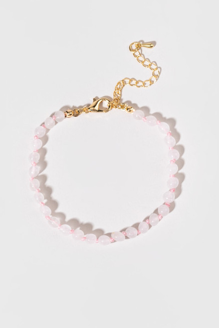 Jacquelyn Threaded Quartz Ball Bracelet