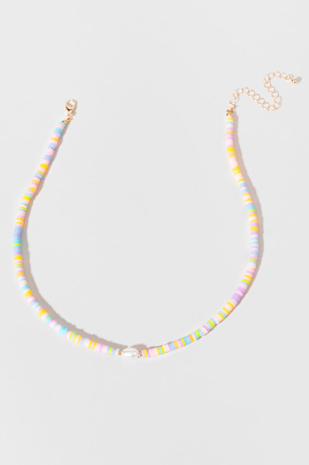 Linnet Pastel Smile Necklace