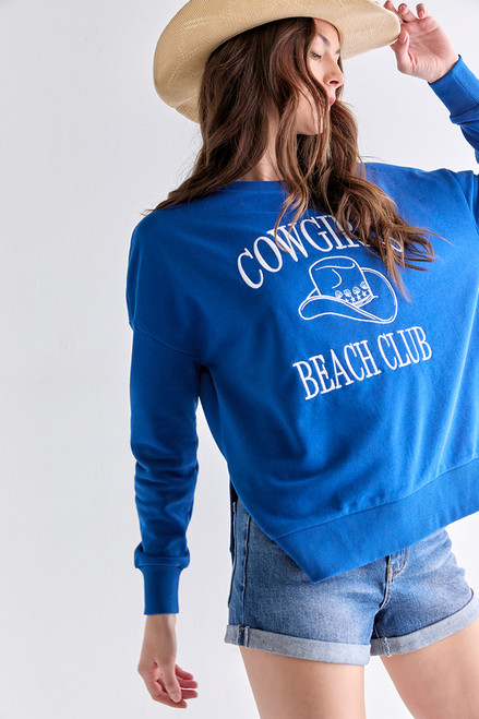 Jacky Cowgirls Beach Club Sweatshirt